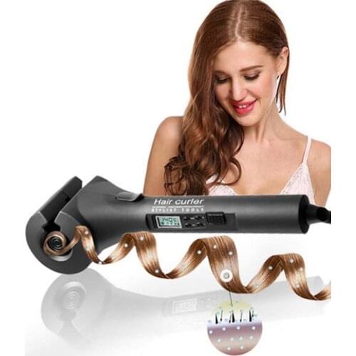 Tourmaline Ceramic Automatic Curling Iron Lazy Magic LCD Curling Iron Does Not Hurt Hair A12