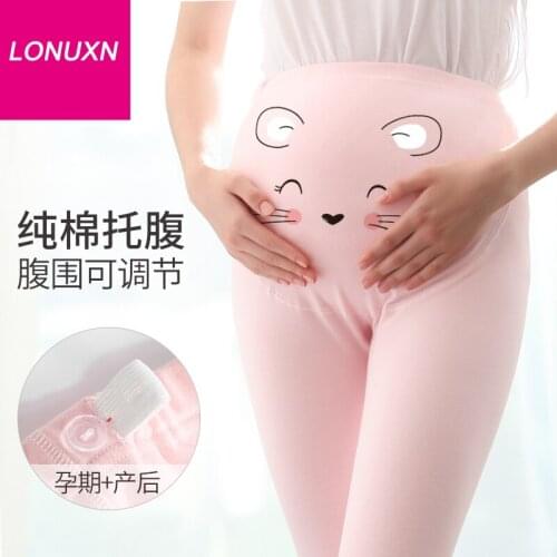 Spring Winter Maternity Leggings Pants for Pregnant Women Warm Maternity Clothes Cotton Thickening Pregnancy Trousers Clothing