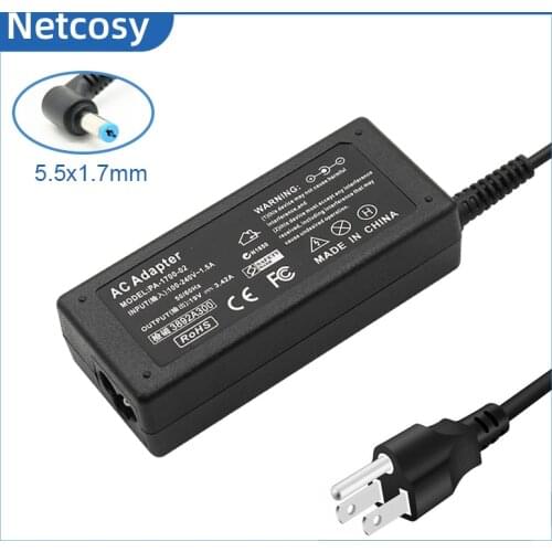 19V 3.42A 65W 5.5x1.7mm AC Adapter Power Charger For Acer Aspire E15 E14 E11 ES1 E5 E3 E1 F15 V5 E1 R7 M5 Timeline Ultra M5 M3