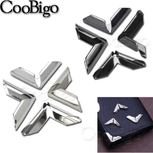100pcs Metal Book Corner Folder Menus Scrapbooking Albums for Notebook Card File Photo Scrapbook Protectors