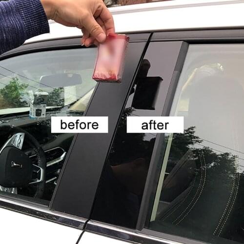 8pc for FAW BESTURN T77 2019 Middle column Glossy decorate sticker