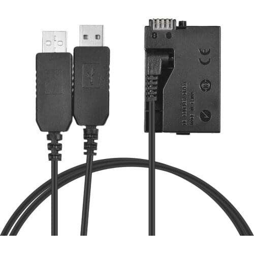 Andoer LP-E8 DC Coupler USB Power Adapter Dummy Battery Camera Charger Kit for Canon Rebel T3i T2i T4i T5i EOS 600D 550D 650Detc