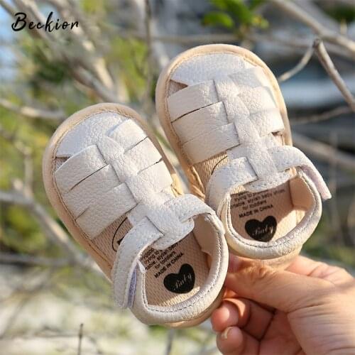 Newborn Infant Baby Boys Girls PU-Lether Shoes Soft Sole Hollow Sneakers Sandals Shoes Fit For 0-18M 2021 Fashion Summer