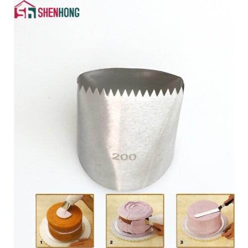 #200 Large Weave Nozzle Icing Piping Tips Korea Stainless Steel Pastry Cake Decoration Tools for the Kitchen Baking basket