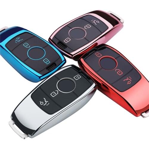 2020 Soft TPU Car Key Case for Benz 2017 E Class W213 2018 S class SLC SLK E200 E260 E300 E320 car interior accessories