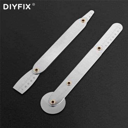 DIYFIX Soft Thin Stainless Steel Disammembly Machine Curved LCD Screen CPU Pry Knife Wheel Disassemble Roller Removal RepairTool