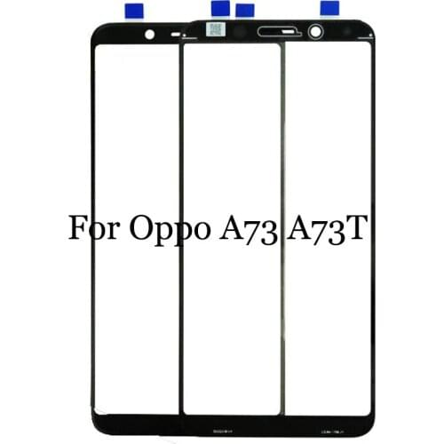 For Oppo A73 A73T Black White Touch Screen Digitizer Sensor Replacement touch panel with flex cable Perfect Repair Parts