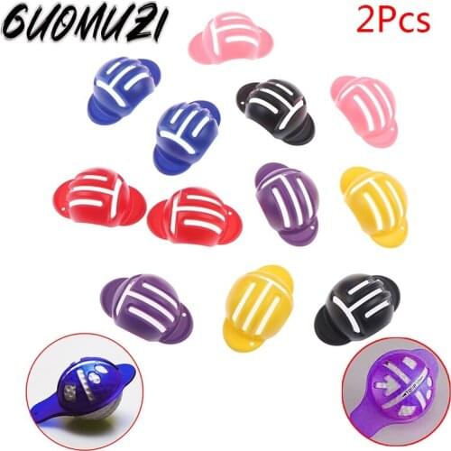 2Pcs New Modern Plastic Unisex Lotusflower Golf Scribe Ball Line Marker Outdoor Sport Pen Clip Mark Accessories