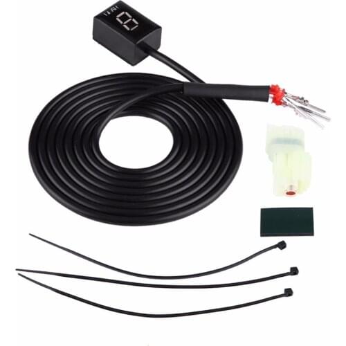 Motorcycle Mount 6 Speed Digital Gear Indicator Display ECU Plug for Honda CB400F CB500X CB650F