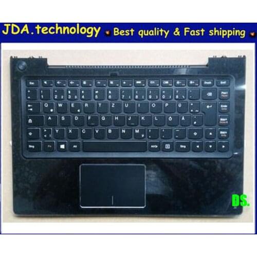 MEIARROW New/orig black upper shell For lenovo U330 U330P German keyboard plamrest topcase upper cover C cover w/touchpad