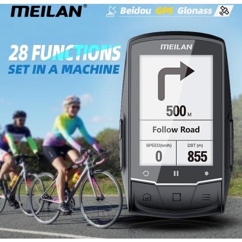 Meilan Bike Computer Wireless GPS Speedometer Bicycle Bluetooth ANT+ With Cadence Cycling Computer Waterproof MTB Road Odometer