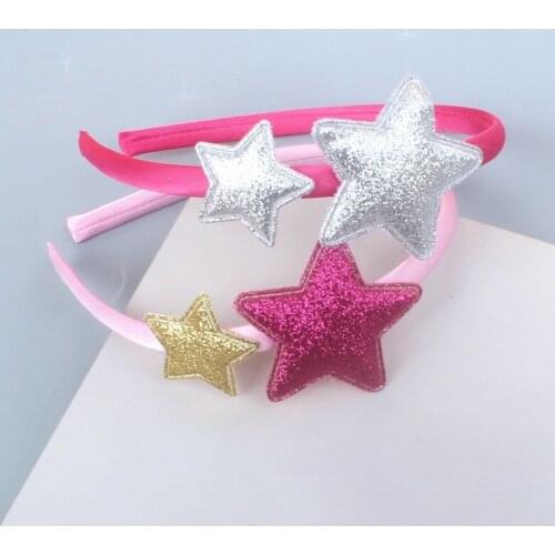 Cute Little star headband hairpin bow hair clip Cute Baby Headbands Headwears Children Bowknot Hair Accessories Kids Gifts