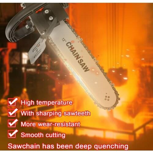 12 Inch Electric Chainsaw Refit Conversion Bracket Set Change Angle Grinder into Chainsaw Part Kit Woodworking Power Tool