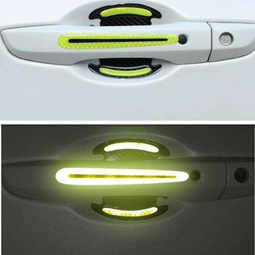 Car Door Handle Stickers Strips Styling Accessories FOR MITSUBISHI ASX Canter Carisma Challenger COLT Delica Diamante Eclipse