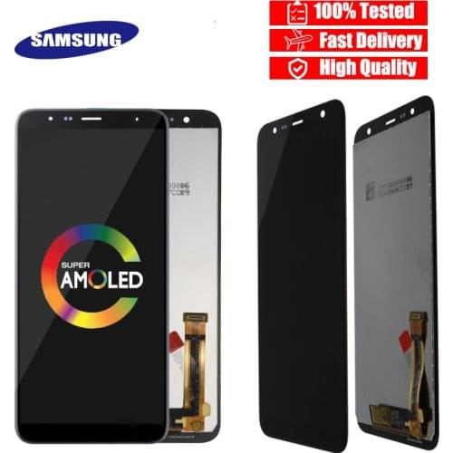 10pcs/lot 100% ORIGINAL 5.6'' LCD For Samsung Galaxy J6+ J610 J610F J610FN LCD Display Touch Screen Digitizer Adjust Brightness