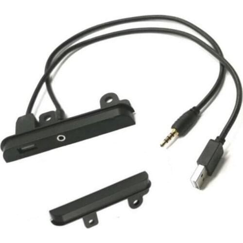 Audio Panel Frame AUX USB 2 DIN Trim Frame for Toyota Corolla
