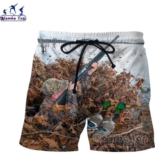 Mamba Top 3D Print Men Shorts Women Home Fashion Pants Field Reed Hide Pet Hound Hunter Snowfield Hunting Entertainment Clothing