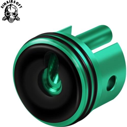 SINAIRSOFT CNC Anodized Green Ultra Silent M14 Cylinder Head Fit Ver.7 Gearbox For Paintball Hunting Accessories