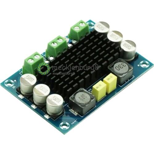 TPA3116D2 TPA3116 XH-M543 Dual Channel Stereo High Power Digital Audio Power Amplifier Board 120W+120W Amplificador DIY Module