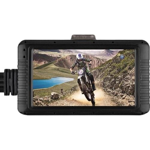 Motorcycle Motorbike Riding 3.0 Inch DVR Dash Camera Dual Lens Video Recorder