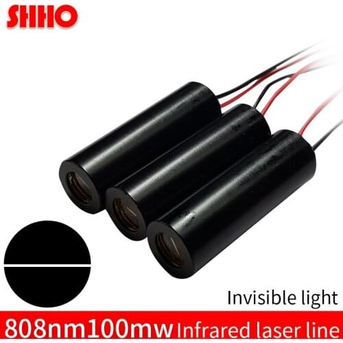 High quality 808nm 100mw infrared line laser module IR laser positioning at light laser the night vision locator invisible light