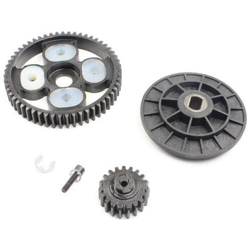 55T / 19T High Speed and 58T/16T High Torque Spur Metal Gear Kit Fit for 1/5 HPI ROVAN ROFUN KM GTB TS BAJA 5B 5T 5SC