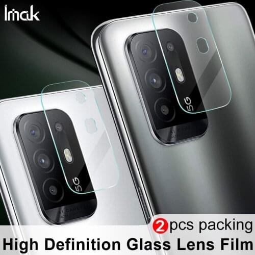 For OPPO F19 Pro Plus 5G Glass Camera Protector IMAK High Definition Tempered Glass Lens Film for OPPO Reno5 Z /OPPO A95 5G
