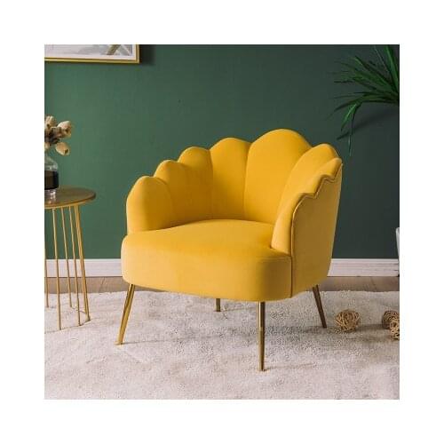 Forest Nordic light luxury single cloth art leisure web celebrity clothing store coffee shop living room study shell chair sofa