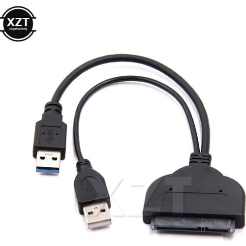 1pcs SATA USB 3.0 2.0 22Pin 2.5" HDD Adapter Data Power Cable High Speed For 2.5 inch HDD/SSD Hard Disk Laptop new