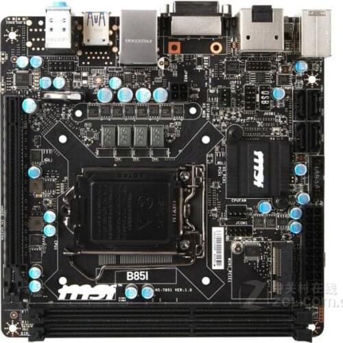 MSI B85I LGA 1150 Mini-itx 17*17 Mini Motherboard B85 Original motherboards mainboard PC