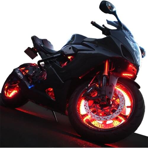 Wireless Power Wheel Refit Supply Locomotive Motorcycle Electric Colored Lights Hot Wheels LED Non-Air Nozzle Lamp DC12V 6W