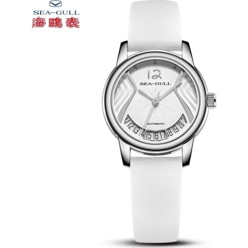Seagull Ladies Mechanical Watch Fashion Luxury Sapphire Glass Waterproof Leather Automatic Mechanical Watch relogio masculino