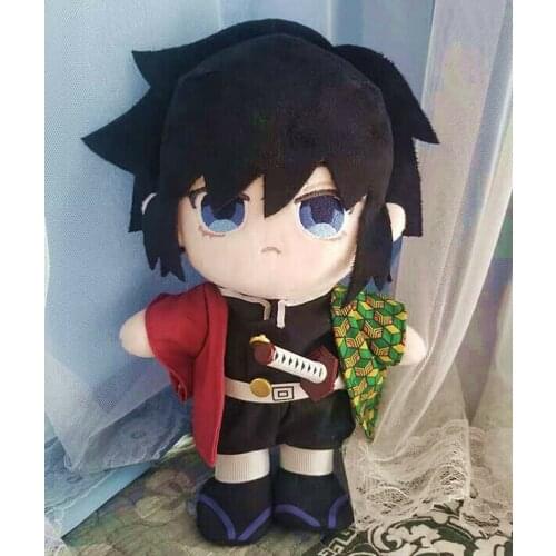 Cosmile Anime Demon Slayer Kimetsu no Yaiba Tomioka Giyuu 20cm Plush Stuffed Doll dress up clothes Toy Accessory Cute Gift