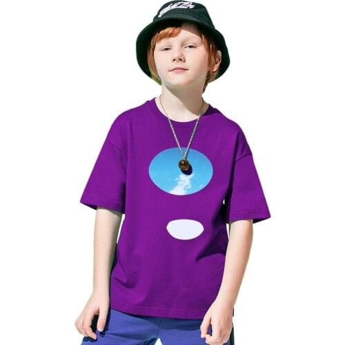 NAGRI Kanye Childrens Short Sleeve T-shirt Boy Girls Cotton T-shirts Kids Fashion Casual Hip hop Tees Tops