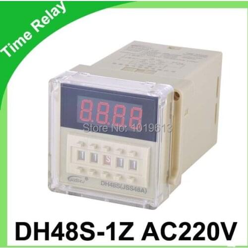 DH48S-1Z AC 220V Delay Timer Time Relay 8 Pins & Base