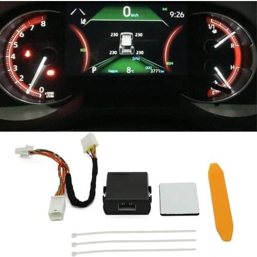 For 2019 2020 Toyota RAV4 XA50 Car TPMS TIRE Tyre Pressure Monitoring System Digital LCD Dash Board Display Auto Security Alarm