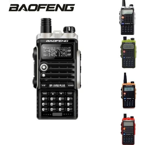 Baofeng B2+ Plus Ham Interphone Dual Band VHF/UHF 136-174/400-520MHz 4 colors wHam Transceiver 8W Transmit Power Two Way Radio