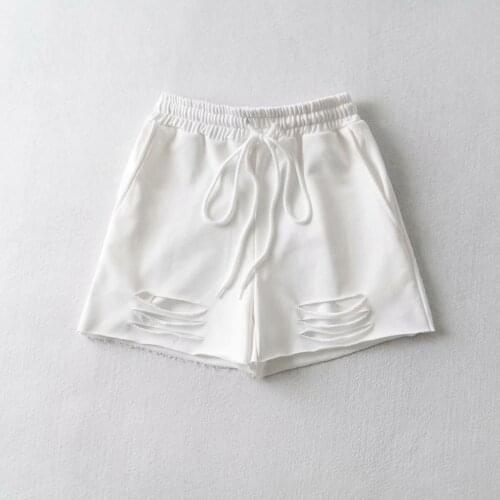 Han edition tide cowboy girl summer hole in shorts and sexy DLZK809