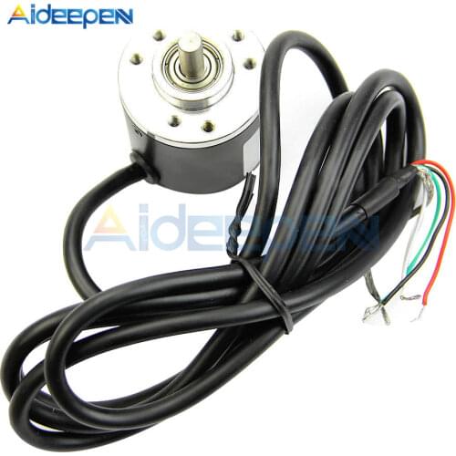 Encoder 600P/R Incremental Rotary Encoder AB phase encoder 5V-24V Two Phases Shaft 5V 12V 24V