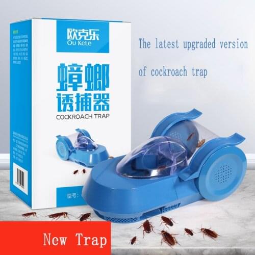 Cockroach Trap With Baits Plastic Reusable Non-Toxic Bug Roach Catcher Upgrade Safe Efficient Insect Pest Killer For Home Office