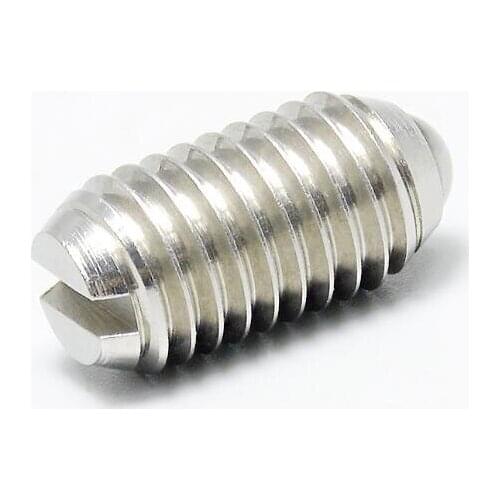 M3 M4 x 5/6/7/8/10/12/14/16/18/20/25/30mm long slotted set screw ball plunger locating pin male bolt positioning stainless steel