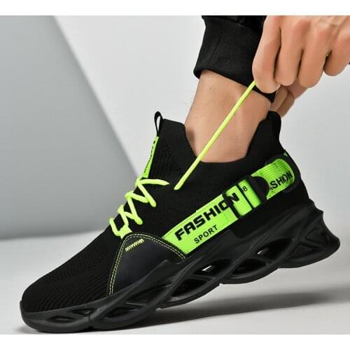 Men Fashion Breathable Sneakers Running Shoes Lightweight Casual Sport Shoes