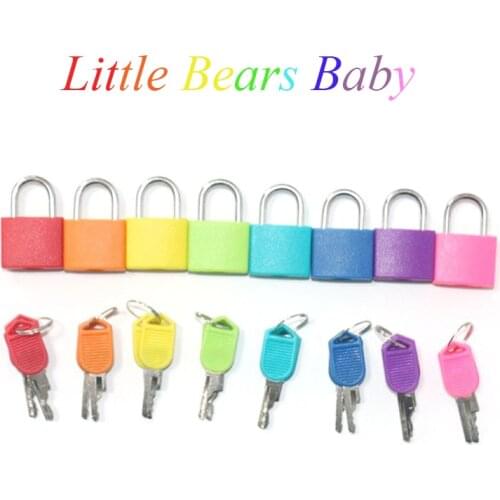 Colorful Montessori Locks Keys Set Children Early Learning Education Sensory Toy