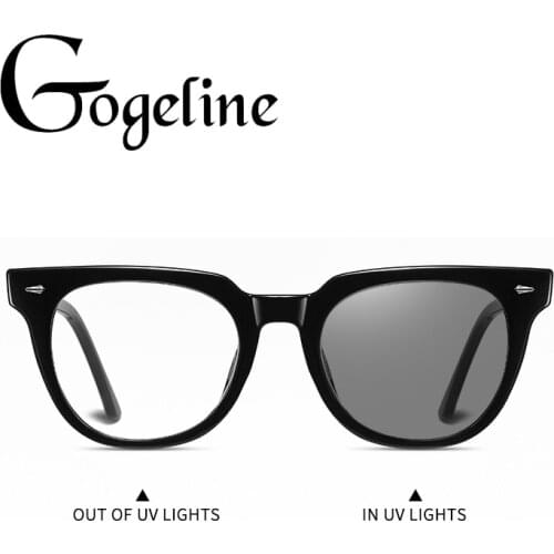 TR90 Anti Blue Light Discoloration Glasses Frame Women Men Photochromic Eyeglasses Computer Gaming blue blocking blocker Goggles