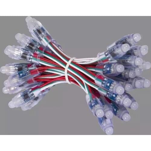 UCS1903 DC5V 50nodes addressable LED pixel module,pixel string;IP68 rated;RGB full color;256 gray scale