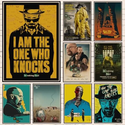Breaking Bad Poster Movie Posters Vintage Kraft Paper Retro Poster Wall Sticker Home Room Decor room decoration