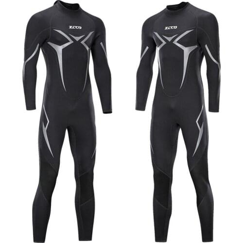 Professional Neoprene 3MM Wetsuit One-Piece Full body For Men Scuba Dive Surfing Snorkeling Spearfishing Plus Size