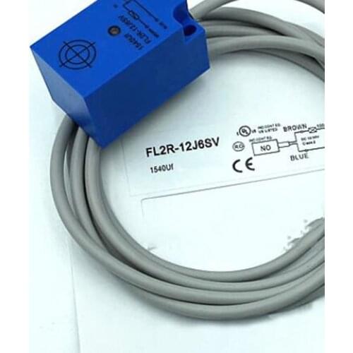 Square proximity switch FL2R-12J6SV DC two-wire 24V normally open waterproof limit inductive sensor Magnetic sensor 24V