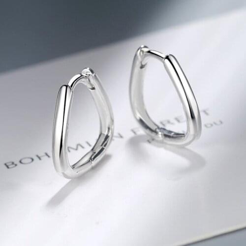 Simple Hoop Earrings for Women Jewelry Geometric Small Earring Party Birthday Brincos Bijoux Female