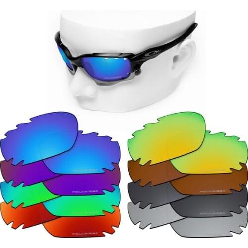 OOWLIT Anti-Scratch Replacement Lenses for-Oakley Jawbone Vented Etched Polarized Sunglasses